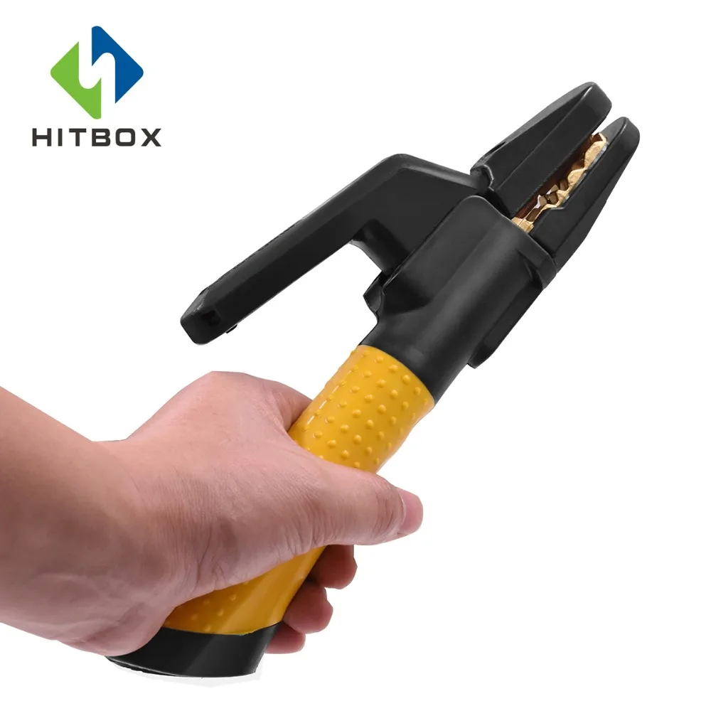 HITBOX 800A держатель электрода полная медь 5,0 мм безостановочная Сварка жаростойкий сверхмощный прочно держатель заводское использование качество