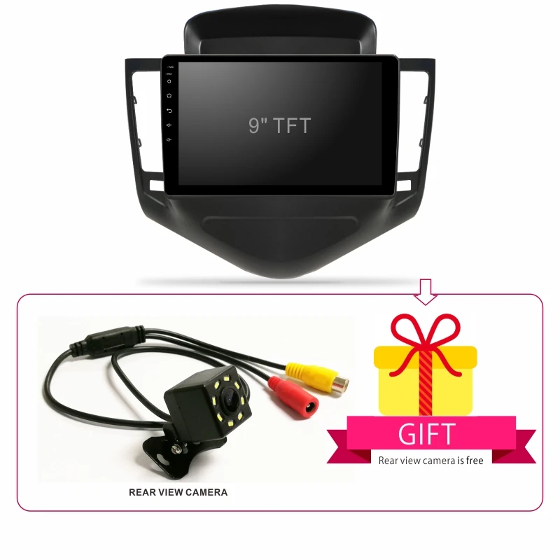Dinpei Android 9 0 автомобильный Радио мультимедийный плеер для Chevrolet CRUZE 2011 2012 2013 2014 gps