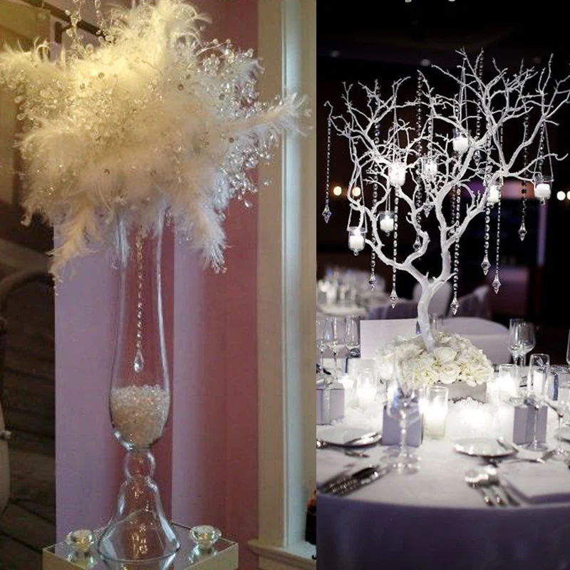 Гирлянда 30 м из акриловых бусин с бриллиантами нитка сделай сам занавеска для