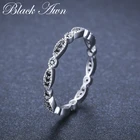 BLACK AWN серебряные модные ювелирные изделия, обручальные кольца для женщин, винтажный женский подарок G013