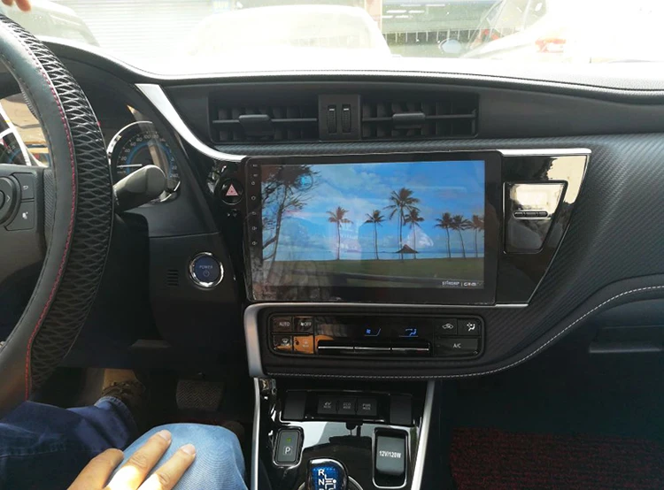 10. "android 8,1 автомобильная видео для toyota corolla с wifi 4g четырехъядерный руль управление камера заднего хода bluetooth