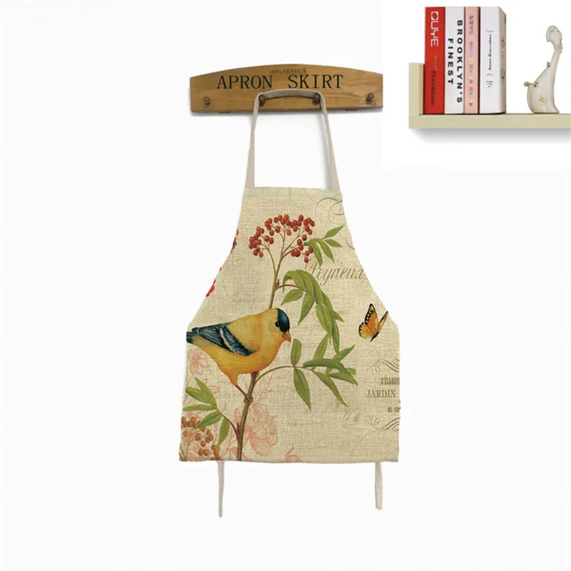 2018 хлопок лен фартук в китайском стиле цвет съемный противообрастающий без