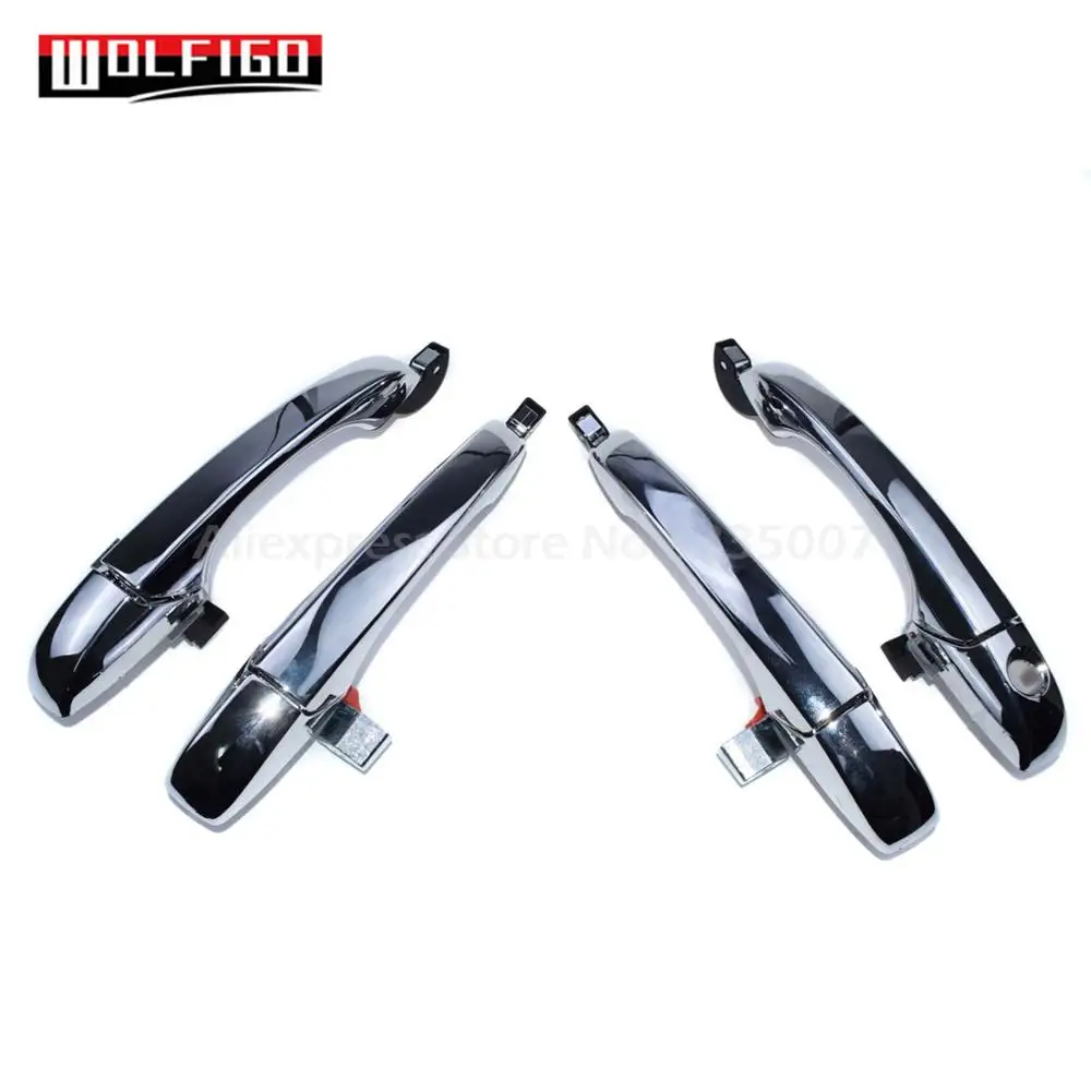 WOLFIGO Новые 4 шт. Набор хромированные наружные дверные ручки для Chrysler 300 300C 05-10 Dodge Magnum 05-08 зарядное устройство 2007 5065801AE