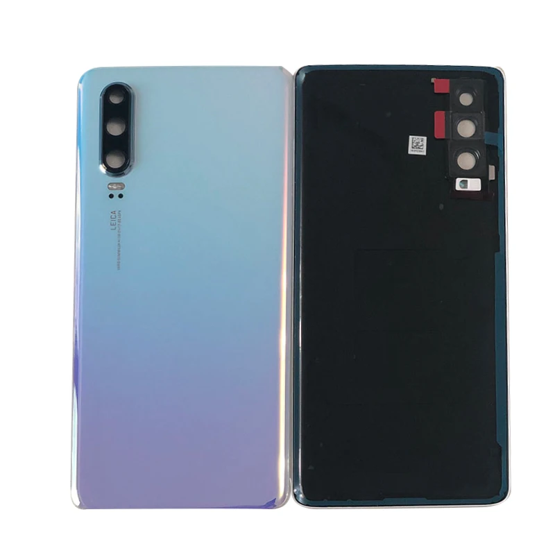 M& Sen для 6," huawei P30, стеклянная задняя крышка для батареи, чехол, корпус+ рамка для камеры со стеклянным объективом+ вспышка+ наклейка