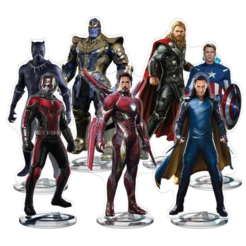 21 см Marvel Avengers 4 фигурки Коллекция украшения Мстители Endgame акриловая