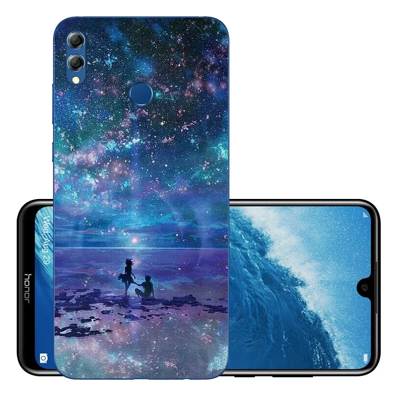 CaseRiver чехол для Huawei Honor 8X силиконовый мягкий 6 5 дюйма из ТПУ чехлы телефонов задняя