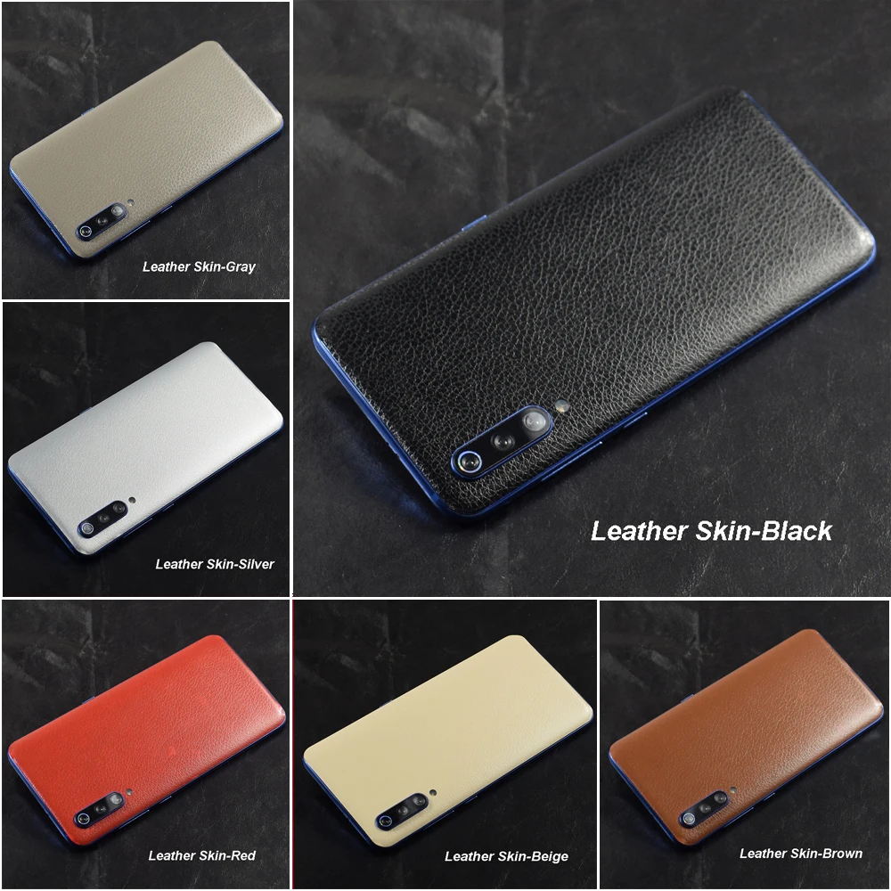 3D Carbon Fiber /Leather/3D Camo/Wood Skins Phone Back Cover Sticker For XIAOMI Play Mi9 MIX3 Mi8 SE Lite Redmi Note 7 |