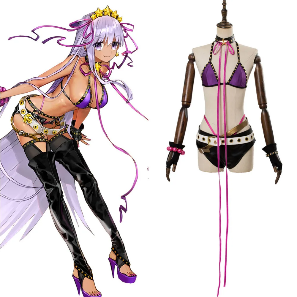Fate Grand Order FGO Косплей Костюм BB купальник платье Хэллоуин вечерние НКА летние