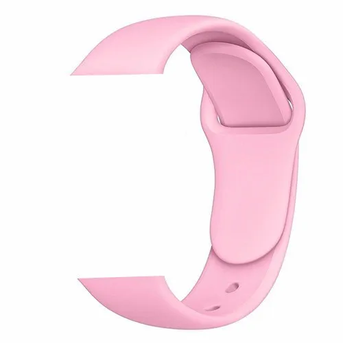 Light Pink 38 мм 40 мм 42 мм 44 мм спортивный мягкий силиконовый ремешок для часов Apple Watch серии 1 2 3 4 Сменный ремень наручный ремешок для iWatch - Цвет ремешка: Light Pink