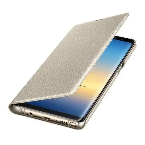 Подлинная оригинальная samsung Galaxy Note 8 светодио дный светодиодный вид смарт флип