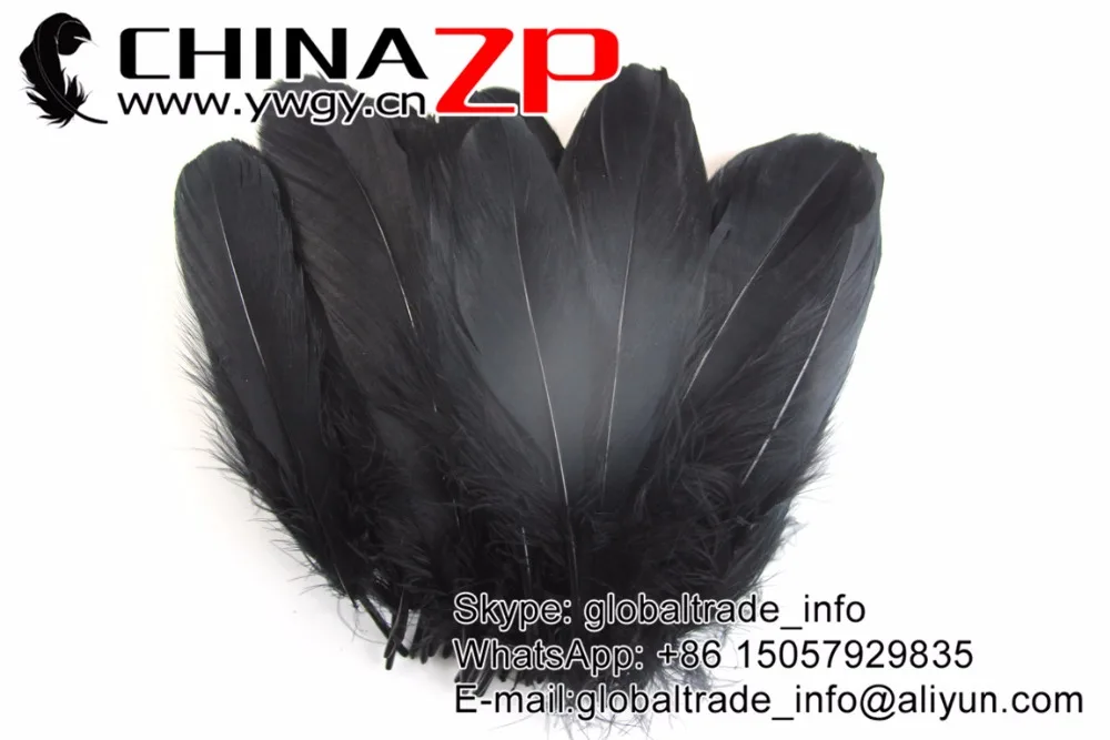 CHINAZP 200 шт./лот Размер 10-20 см отборные качественные цветные черные мягкие гусиные