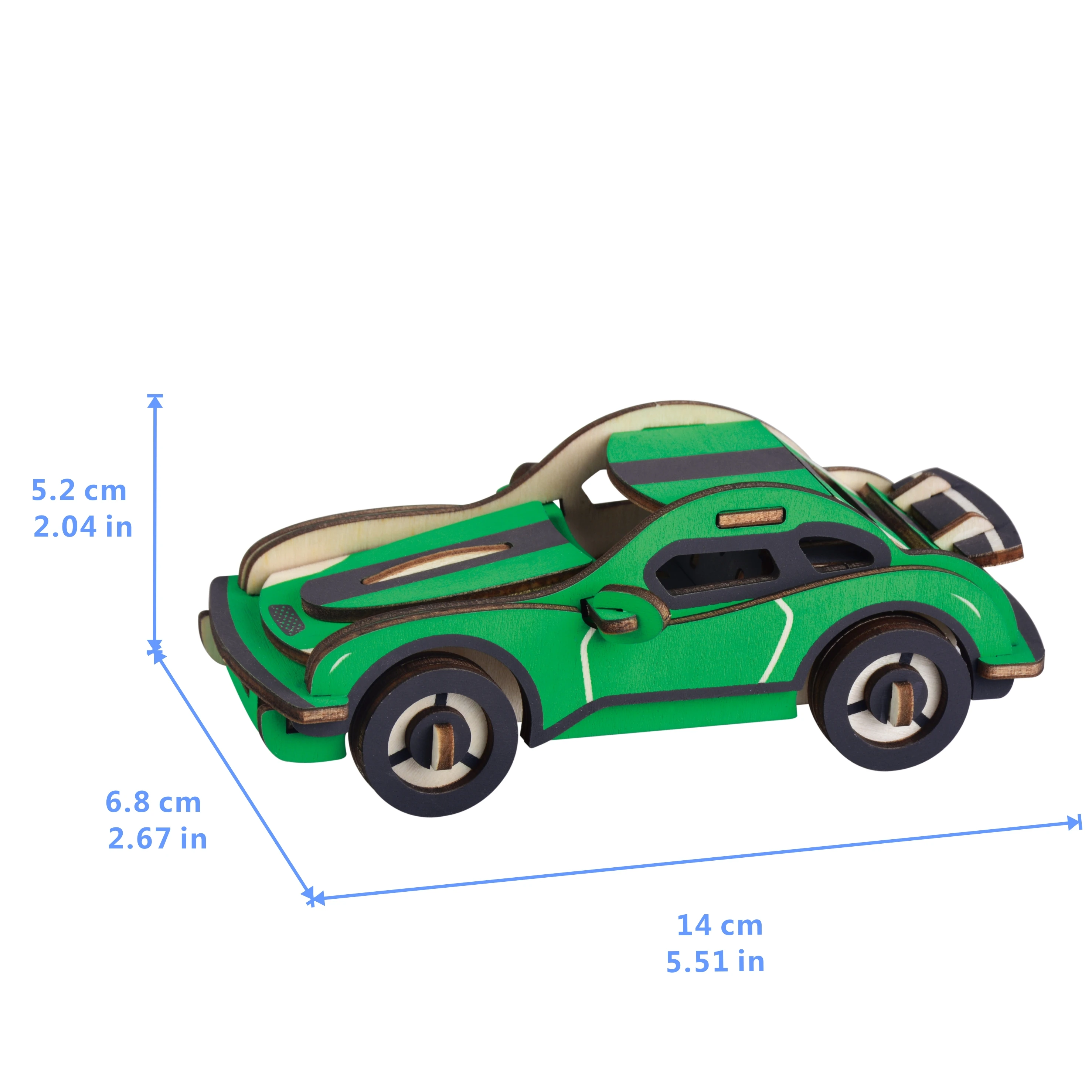 Деревянный ураган гоночный автомобиль Модель Строительный набор DIY 3D креативная