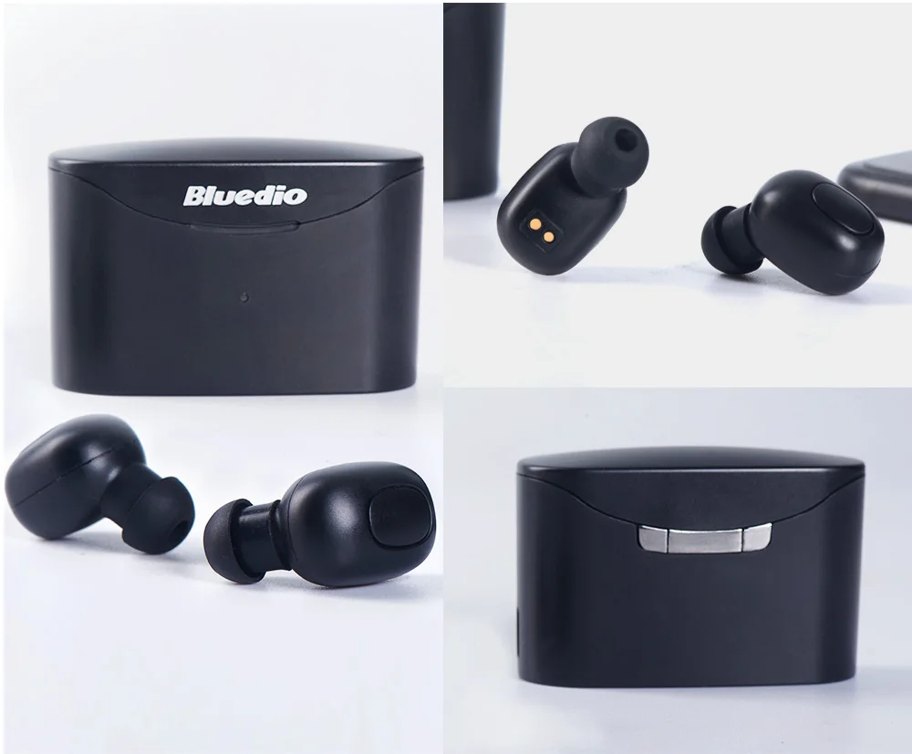 Bluedio T-elf TWS Bluetooth спортивные беспроводные наушники в ухо bluetooth гарнитура с зарядным устройством микрофон для музыкального зала