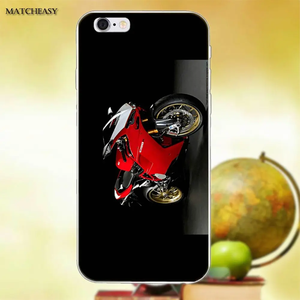 Защитные чехлы из ТПУ уникальный Ducati Corse для Apple iPhone X XS Max XR 4 4S 5 5C SE 6 6S 7 8 Plus