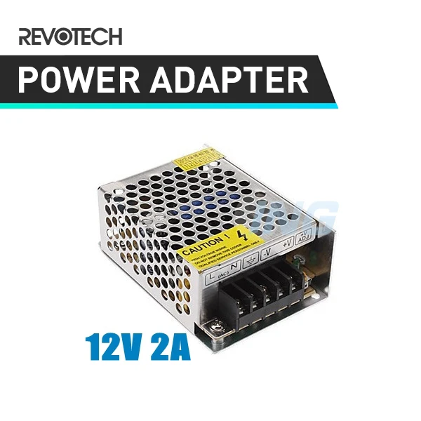 

Адаптер питания DC 12V 2A металлический корпус для камеры видеонаблюдения