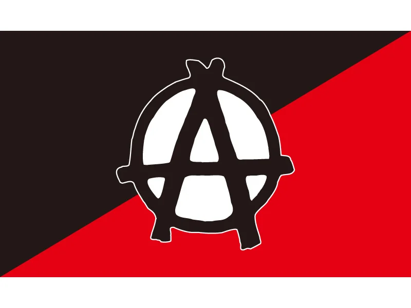 WZF09152 150x90 см 60*90 см анархия мы являемся анонимом анархиста коммунизма анархо-капитализм флаг 3x5ft баннер латунь металлические отверстия - Цвет: WZF09152
