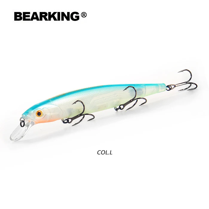 L Bearking, новинка, популярная модель, 128 мм, 23 г, профессиональное качество, рыболовные приманки, жесткая приманка для дайвинга, 1,5 м, качественные воблеры, гольян - Цвет: L