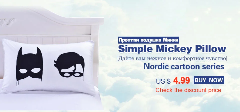 Очаровательные комбинезоны с рисунком «Микки Маус» Мышь Подушка Чехол Белый для влюбленной пары, для семьи Подарок Подушка Чехол s дома Beddroom теплые гольфы, две пары/партия подушки Постельное белье Капа