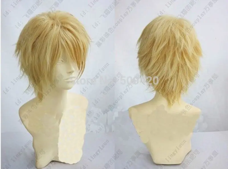 LL FSX59821&gt&gtNew Beautiful Fashion Short Blonde Cosplay Wig |