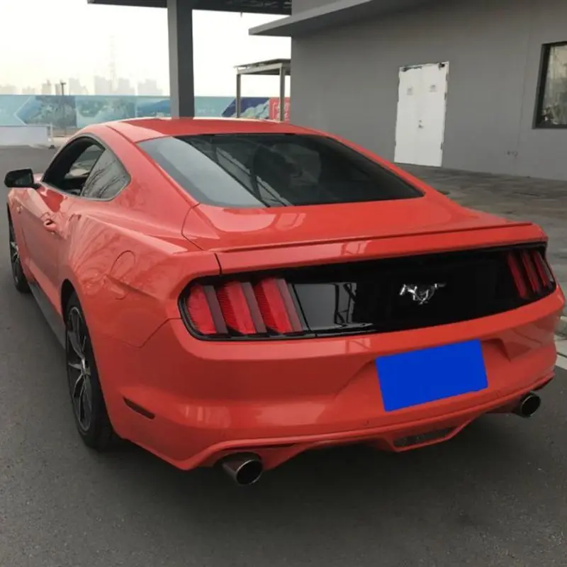 Для Ford Mustang Высокое качество Abs пластик Неокрашенный праймер цвет задний багажник хвост крыло спойлер