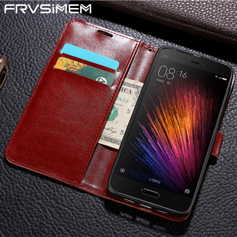Кожаный чехол FRVSIMEM для телефона Redmi Note 3 4 4X глобальная версия кошелек с откидной