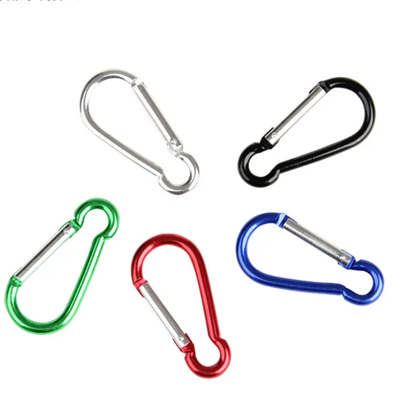 6X симпатичный Простой алюминиевый карабин для кемпинга брелок туризма на