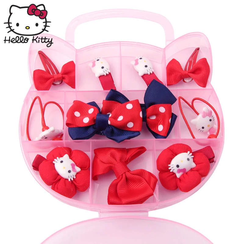 Hello kitty Подарочный набор детские шпильки волосы аксессуары для девочек зажимы