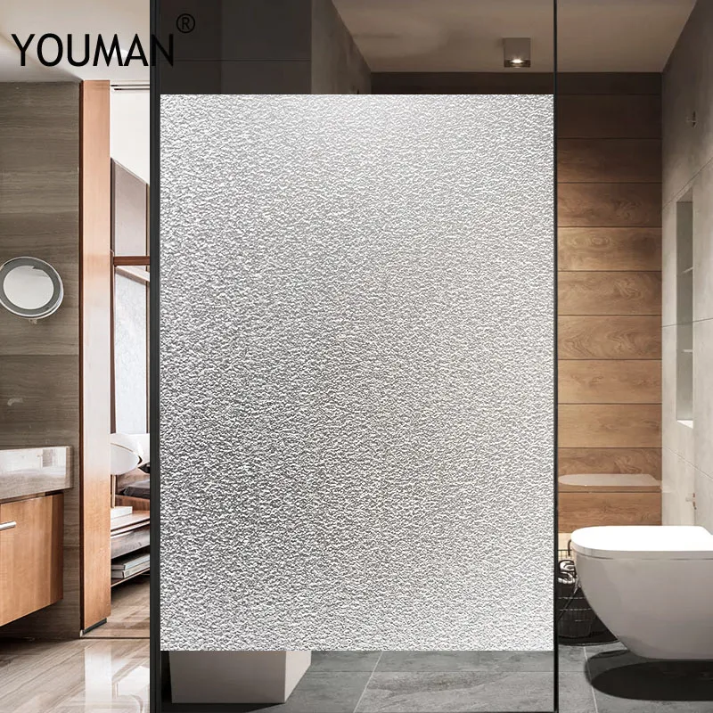 

Glass Film Home Office Window Film Sticker Glass Frosted Vinyl Sticky Decorative Films Frosted opaque Glass Sticker1Pcs/40x100cm