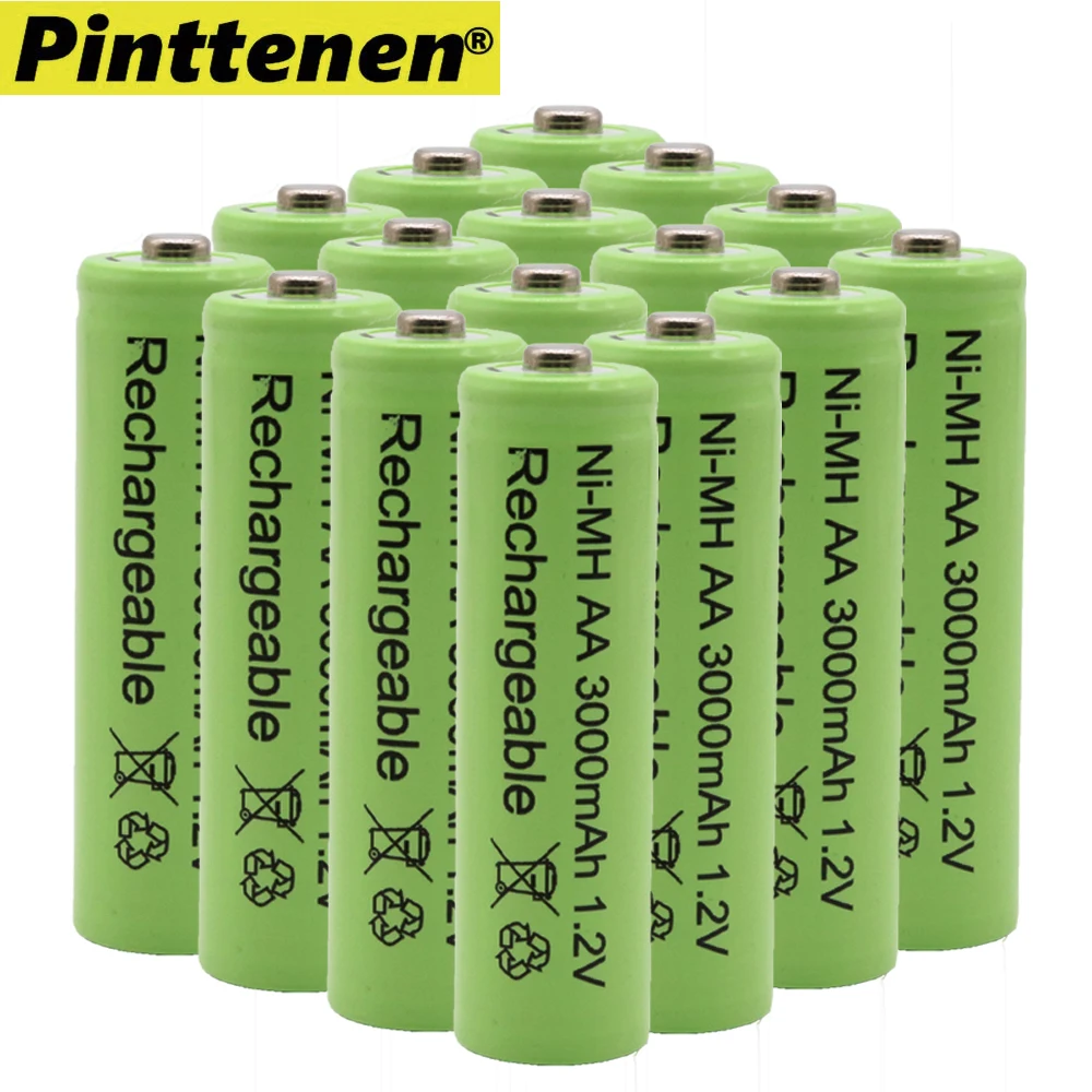 4/8/12/16/20 штук оригинальный AA 3000 mAh 1 2 V печатающей головки аккумуляторная батарея аа