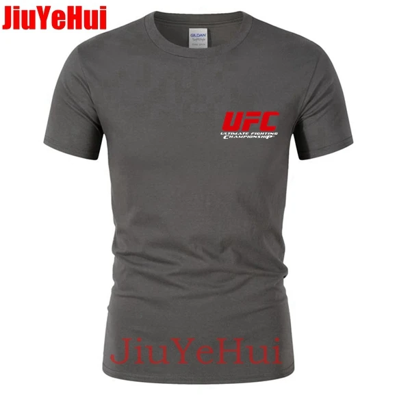 Красный логотип UFC мужские футболки тематика &quotбои без правил&quot Чемпионат Ufc