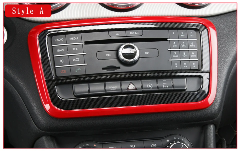 Для mercedes cla w117 mercedes cla amg mercedes gla x156 amg cla 200 аксессуары benz cla 250 gla amg CD панель управления отделка