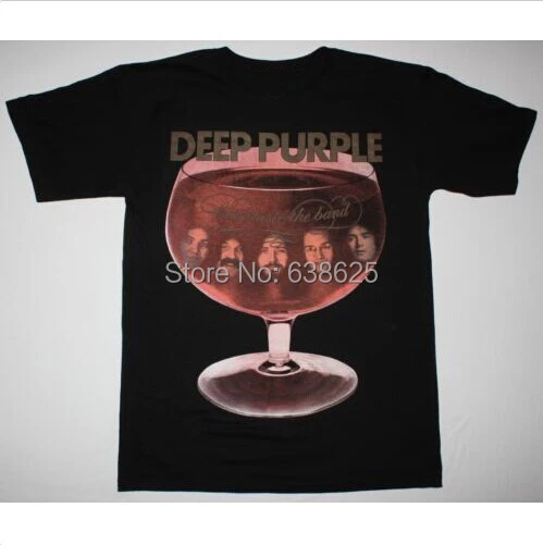 2014 new arrival fashion men t shirt DEEP PURPLE COME TASTE THE BAND❵ COVERDALE BOLIN HARD ROCK MENS TSHIRT design print tee | Мужская