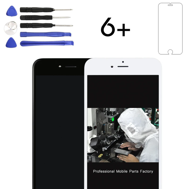 1 шт. сенсорный ЖК экран для iPhone 6 Plus 5 дюйма|display screen|lcd touch screentouch screen replacement |