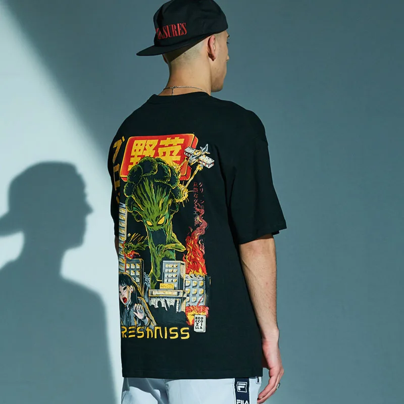 Японская уличная летняя модная камуфляжная футболка Homme Poleras Hombre хип-хоп короткий