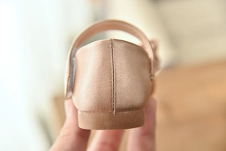 Autumn New Kids Shoes Children leather Princess Shoes For Wedding Baby Girls Party Shoes 1-6 Year Old Golden Silver Black