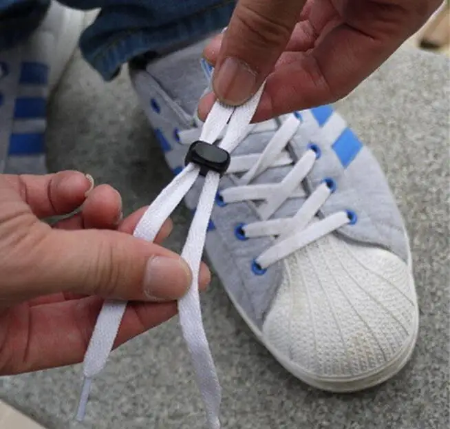 6 мм Чистка Кружево Шнурки Пряжки Пробка Веревка Диаметр Двойное Отверстие Placstic