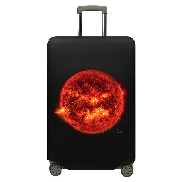 Luggage cover E Чехол для дорожного костюма, защитный чехол для багажа, 18-32 дюйма, эластичный чехол для тележки, защита от пыли, чехол, аксессуары для путешествий - Цвет: Luggage cover E