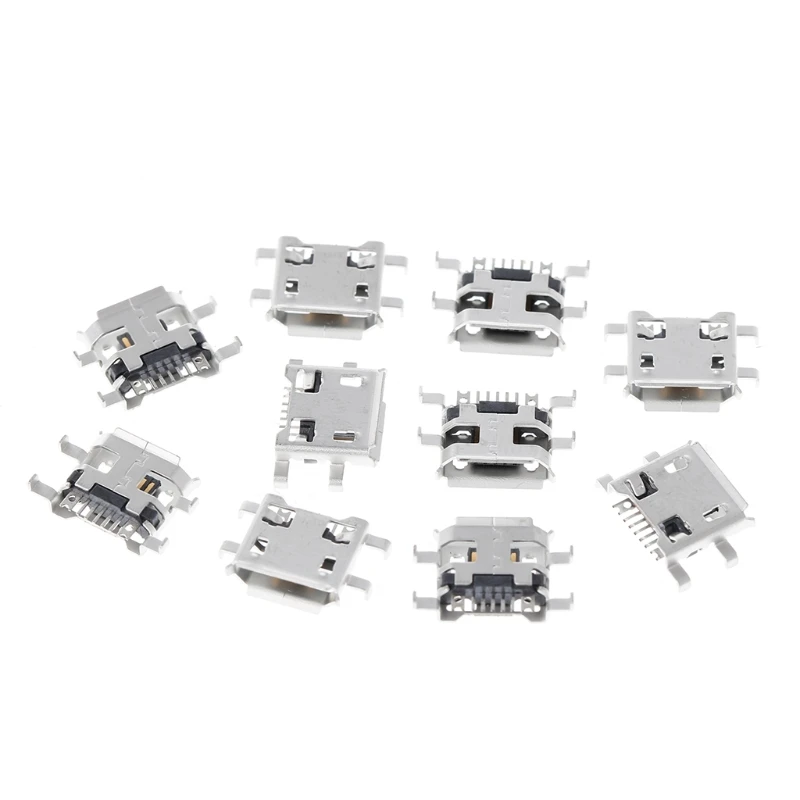 Гнездовой разъем Micro USB тип B 5pin 0 72 мм для зарядки телефона планшета 10