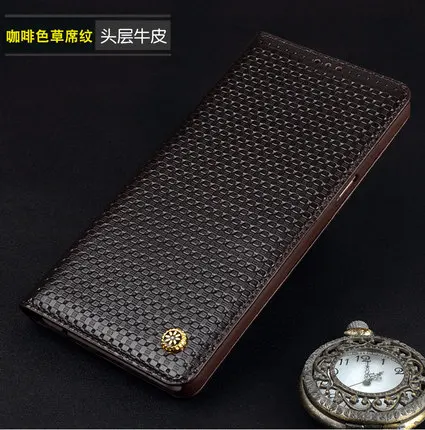 JC06 Чехол-книжка из натуральной кожи для Meizu Note 9(6,2 ') чехол для телефона для Meizu Note 9 чехол для телефона - Цвет: Coffee 1