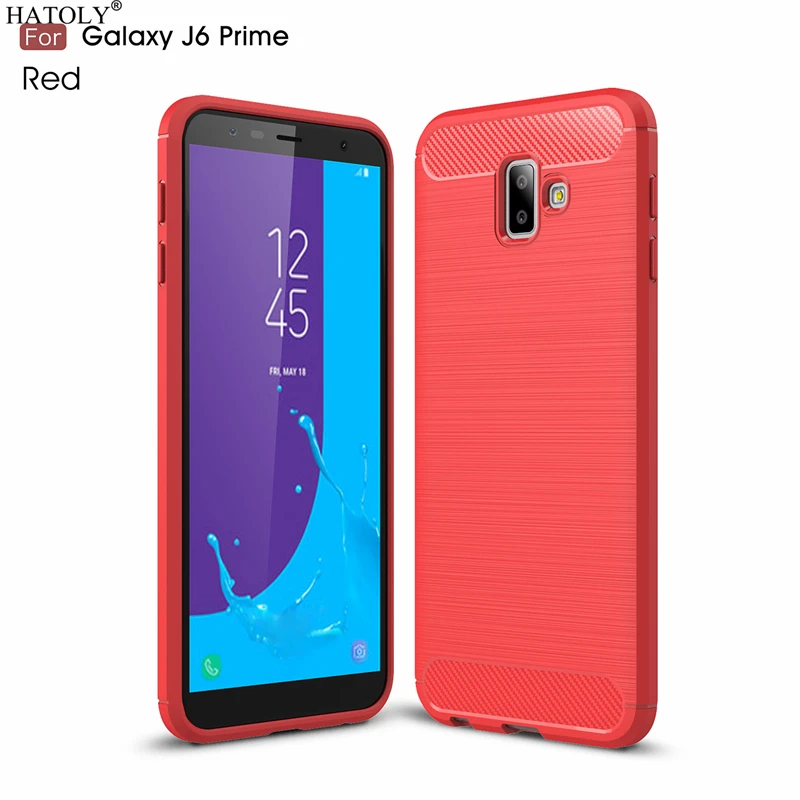 HATOLY Чехлы для Samsung Galaxy J6 Plus чехол Prime Мягкий ТПУ Матовый прочный силиконовый
