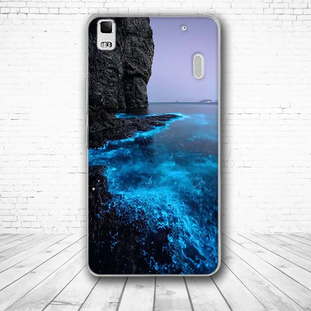 3D Pinted Protrctive Back Cover for Lenovo A7000 K3 Note Luxury Soft Silicon Coque lenovo k3 a 7000 Funda | Мобильные телефоны и
