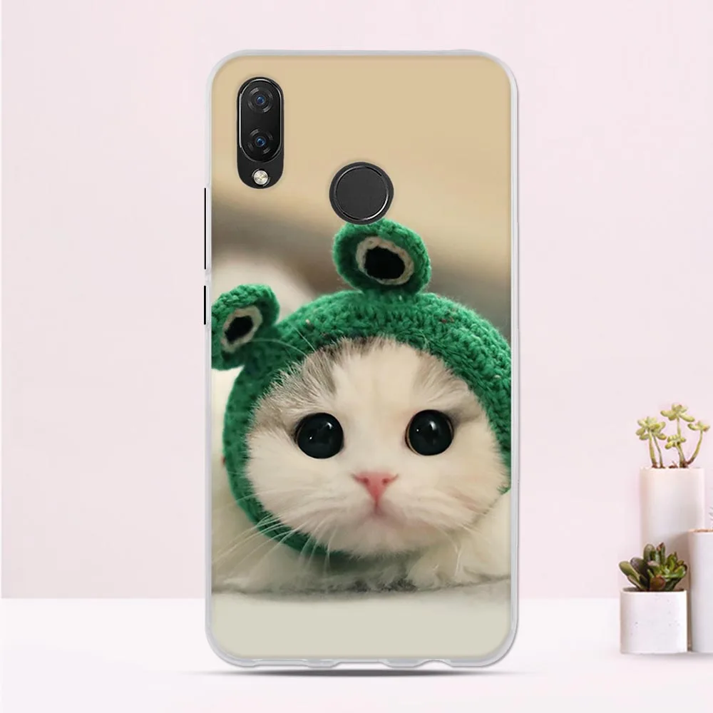 For Huawei Nova 3i Case Cover Silicone housing P Smart+ Back Protective bumper Smart Plus 6.3&quot | Мобильные телефоны и