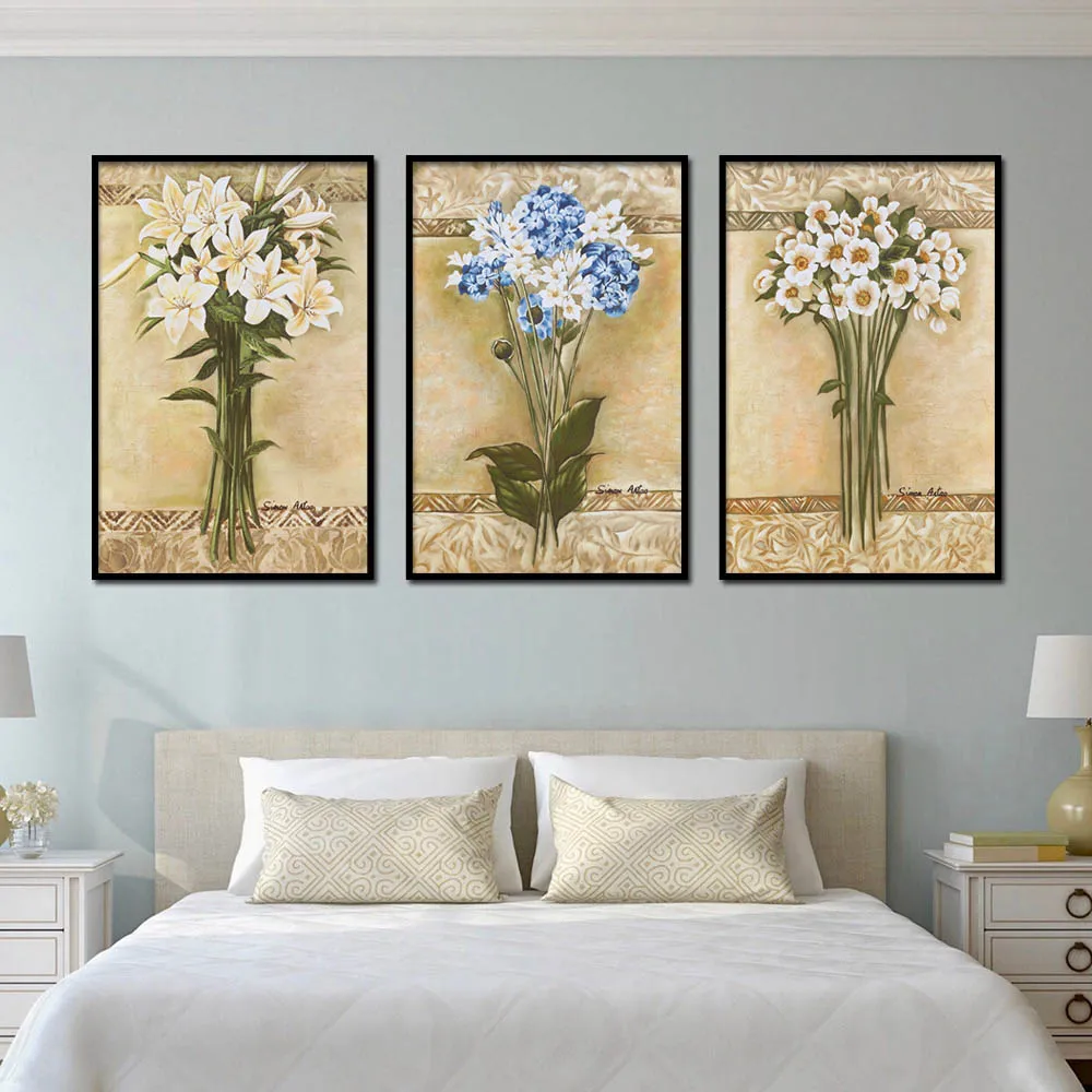 

Modern Oil Painting Flower Decorative Painting Nordic Posters Prints Wall Art Canvas Painting Wall Picture For Living Room Decor
