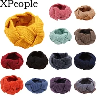 xpeople winter wool twist headband knit crochet ear warmers for women hair band ear muffs