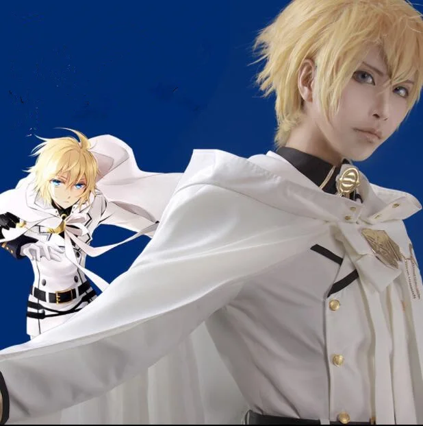 Горячая аниме Серафим конца косплей костюм Owari no Seraph Mikaela Hyakuya высокое качество