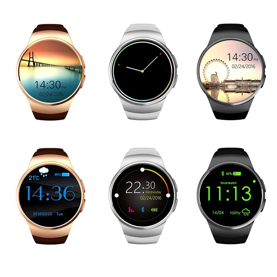 Letine Kingwear KW18 электронные наручные часы телефон Bluetooth Смарт для мужчин и женщин