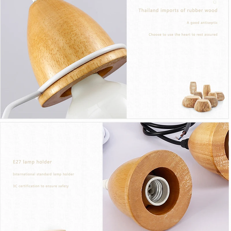 Подвесная лампа в горшках для гостиной современном скандинавском стиле