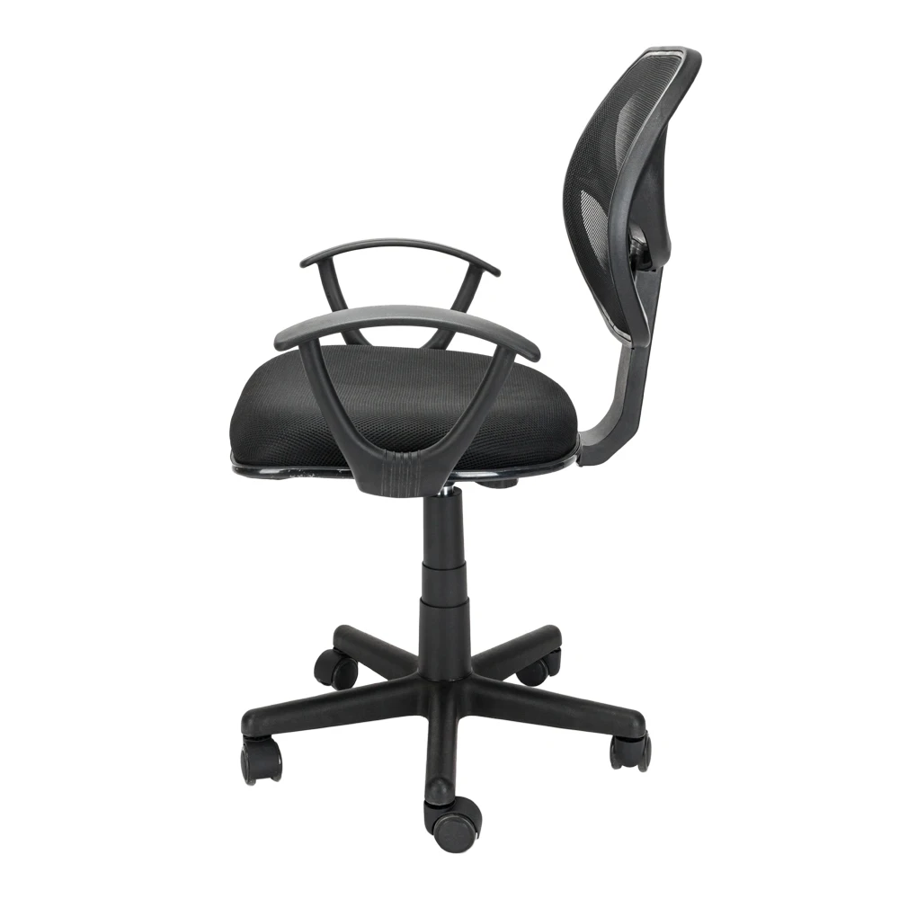 Home Office Room Use Nylon Five-star Feet Mesh Chair Black for office workers students teachers businessmen | Мебель