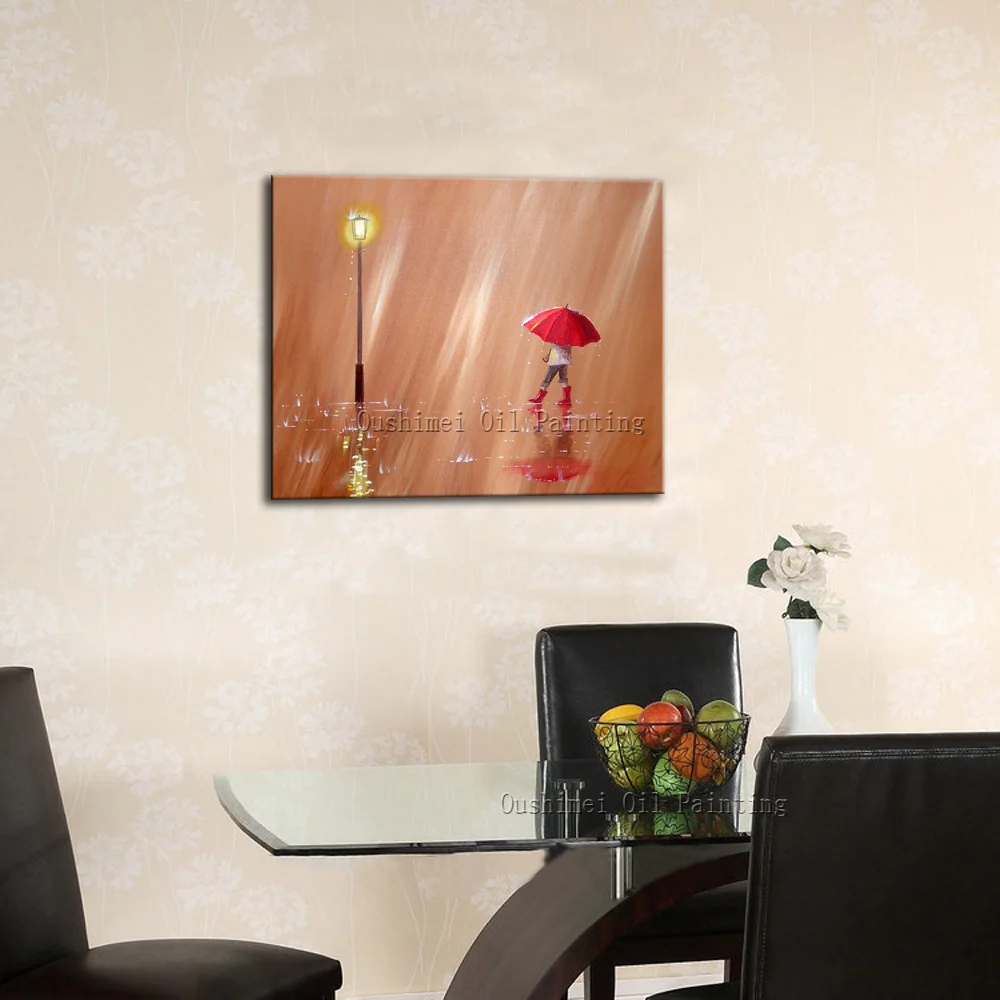 Бесплатная доставка высокое качество милый ребенок Гуляющий в дождливой