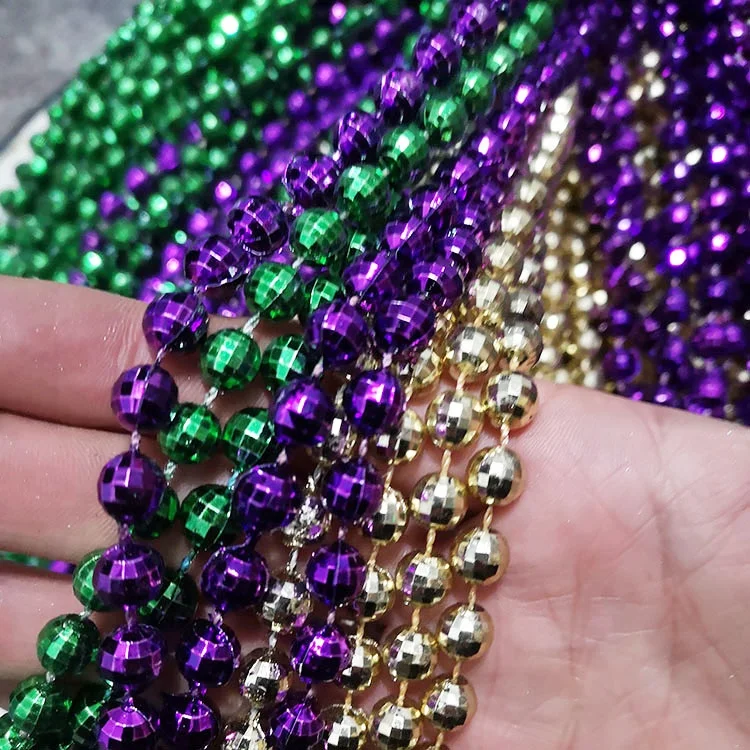 

1 pc 8mm x 84 cm 8MM Earth Beads Party Plastic Beads Necklace plastic bead chain